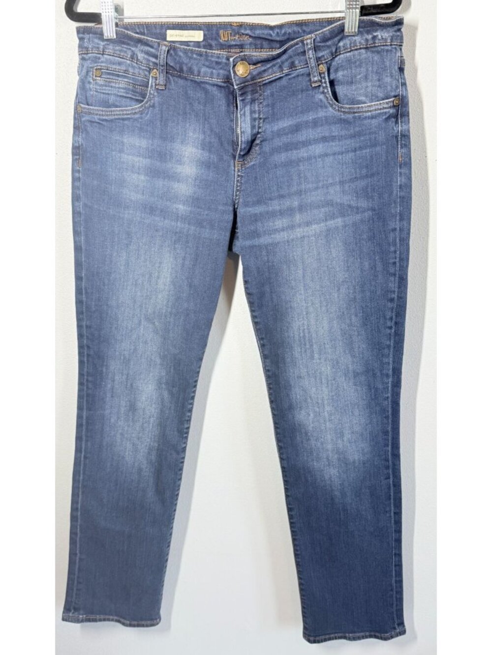 Kut From The Kloth Catherine Boyfriend Jeans Size 12 Stretch Cropped Casual - Picture 1 of 12